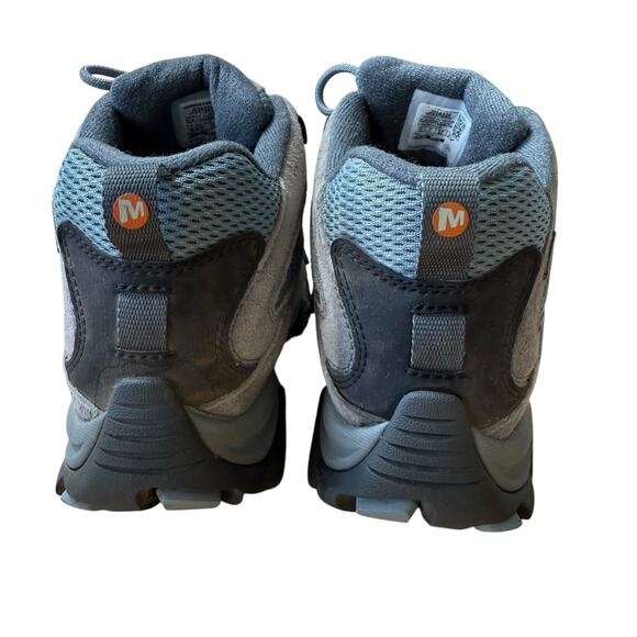 Merrell Moab 3 Mid Waterproof Hiking Boots Womens 9.5 Granite J036328 Outdoors - Picture 5 of 10